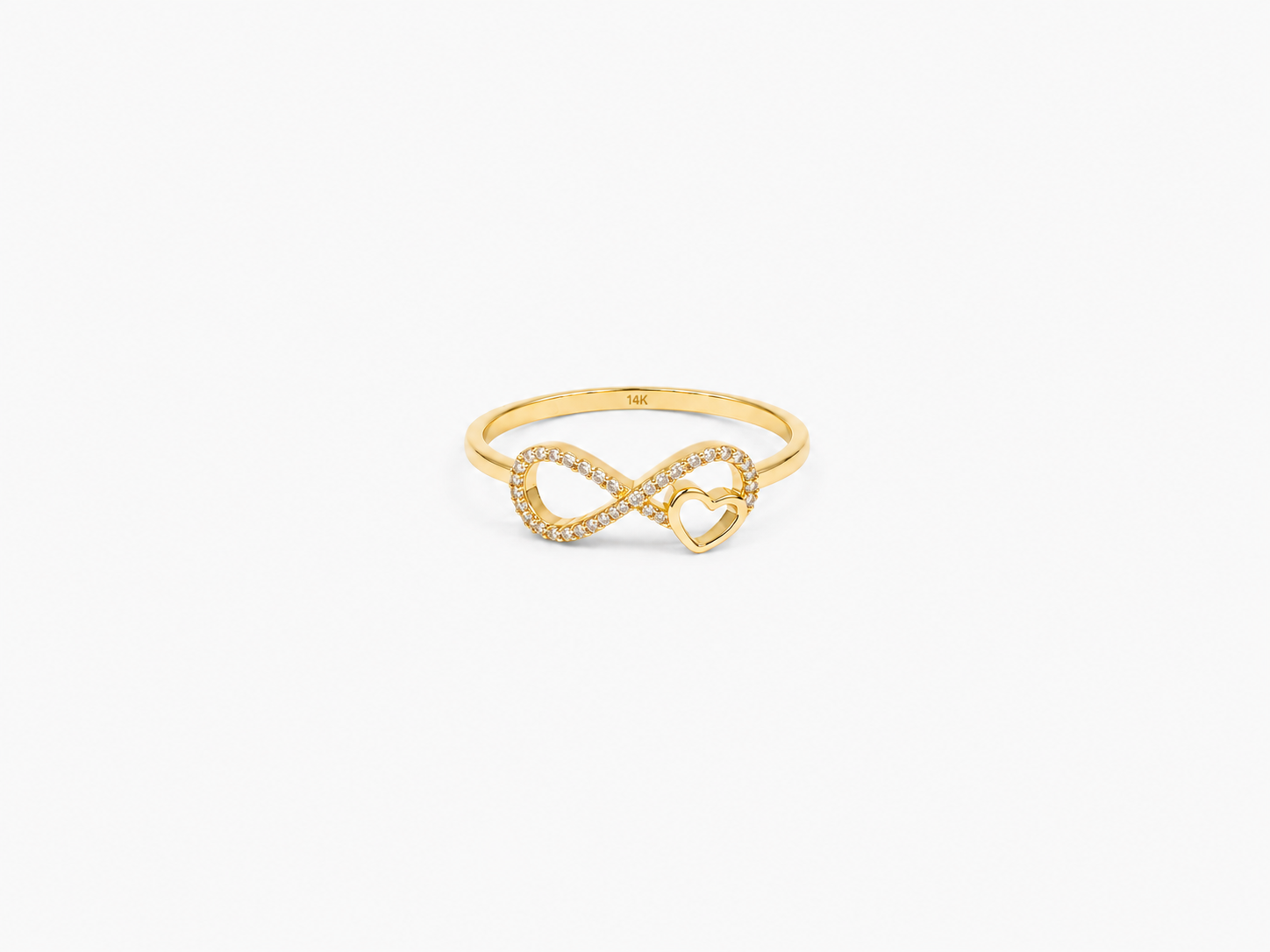 Anillo infinito 14k