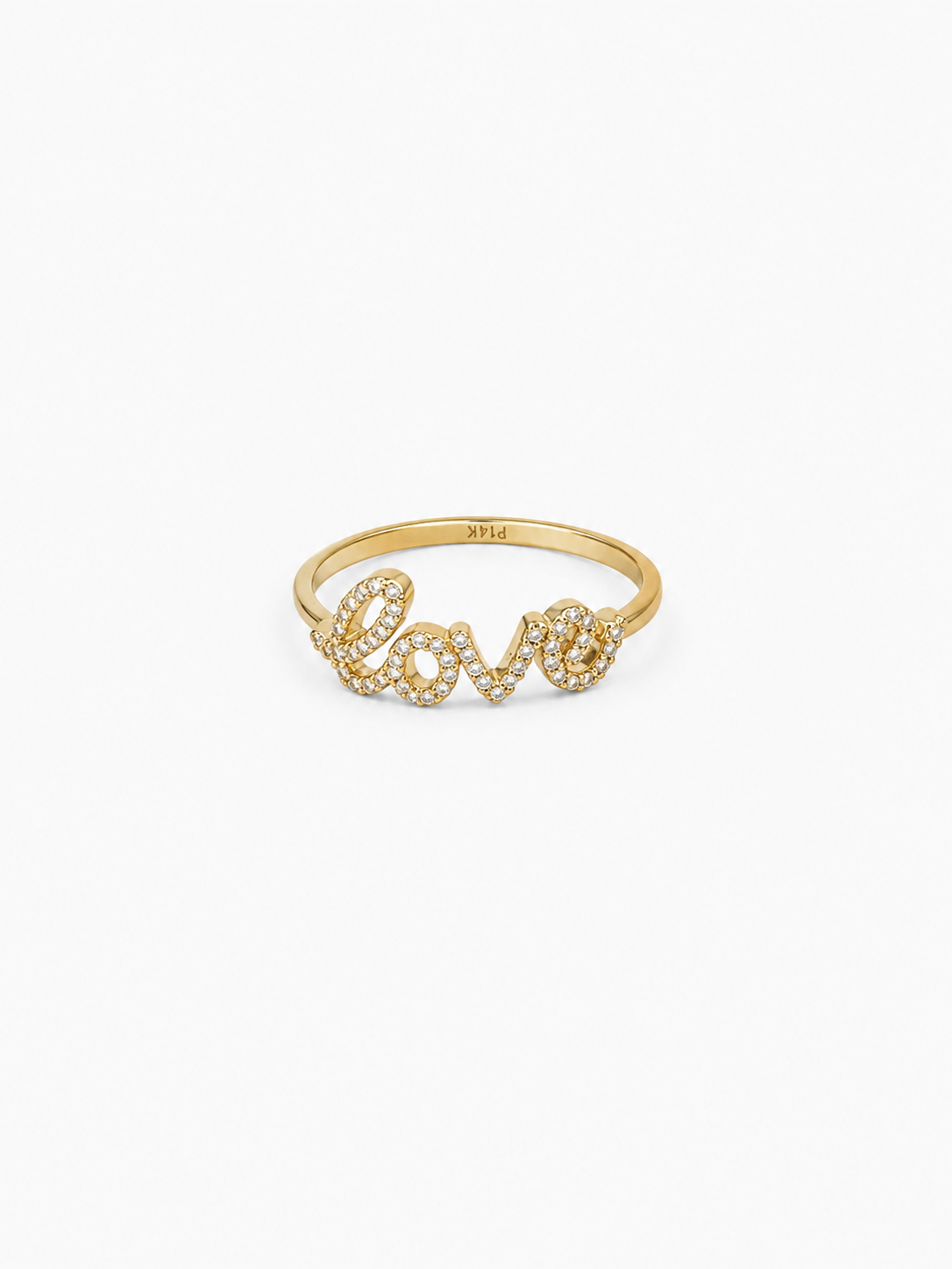 Anillo Love 14k