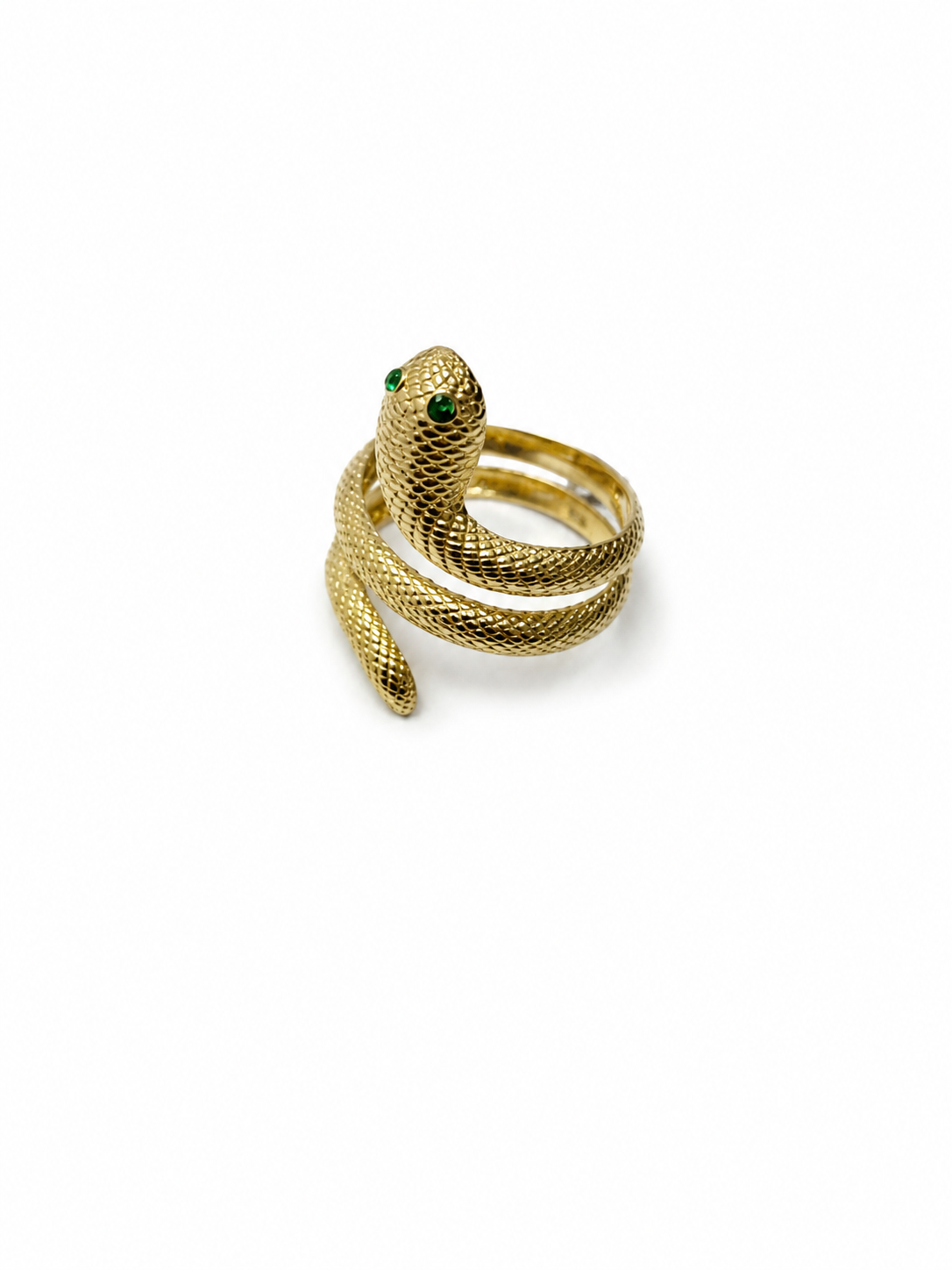Anillo serpiente 10k