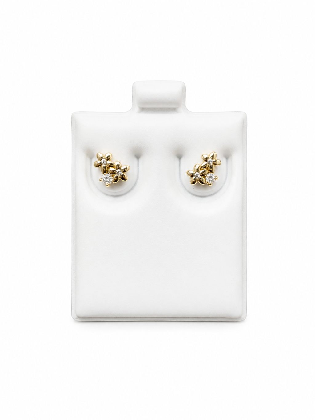 Aretes de Flor pequeñas 10k