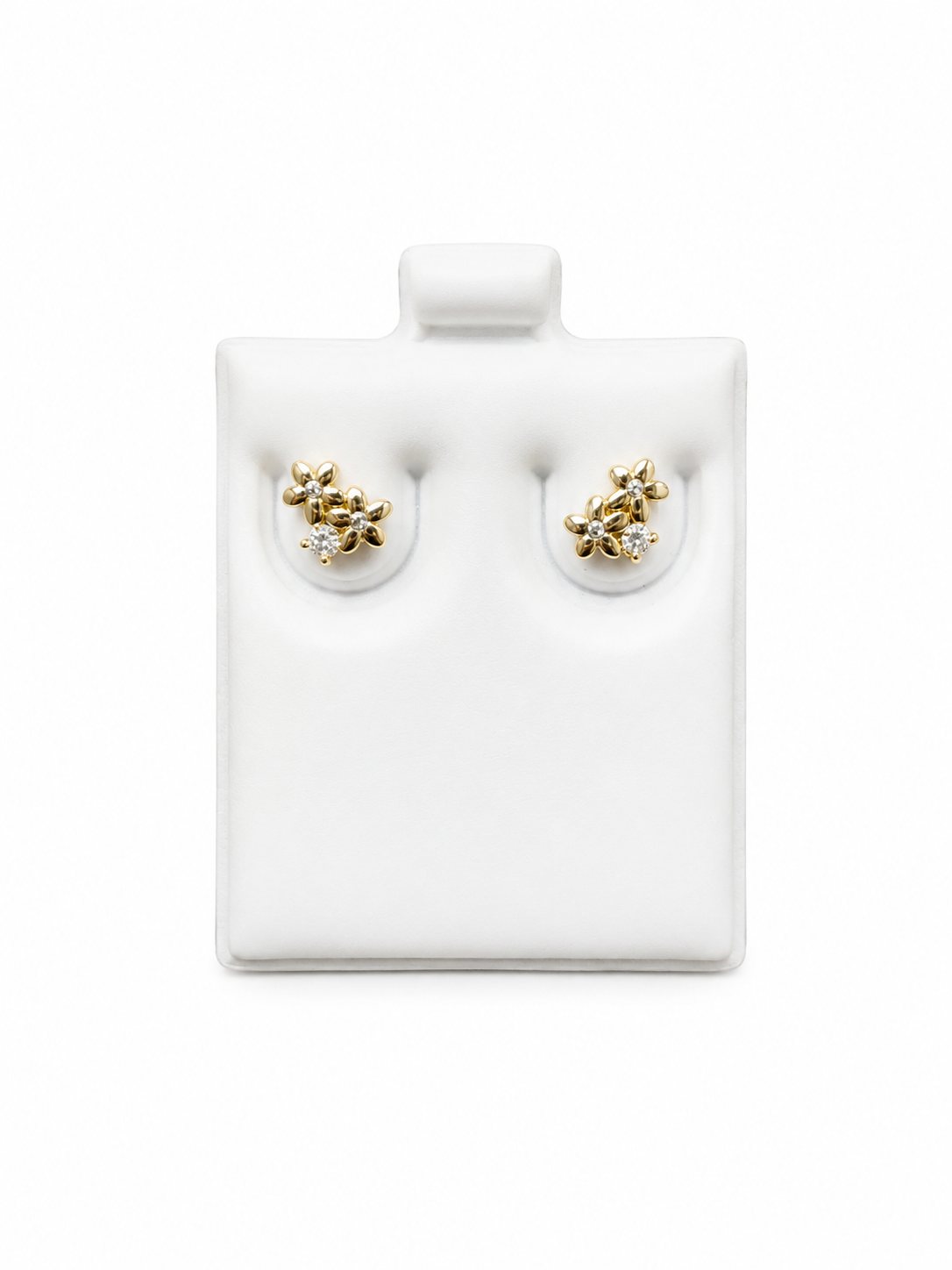 Aretes de Flor pequeñas 10k