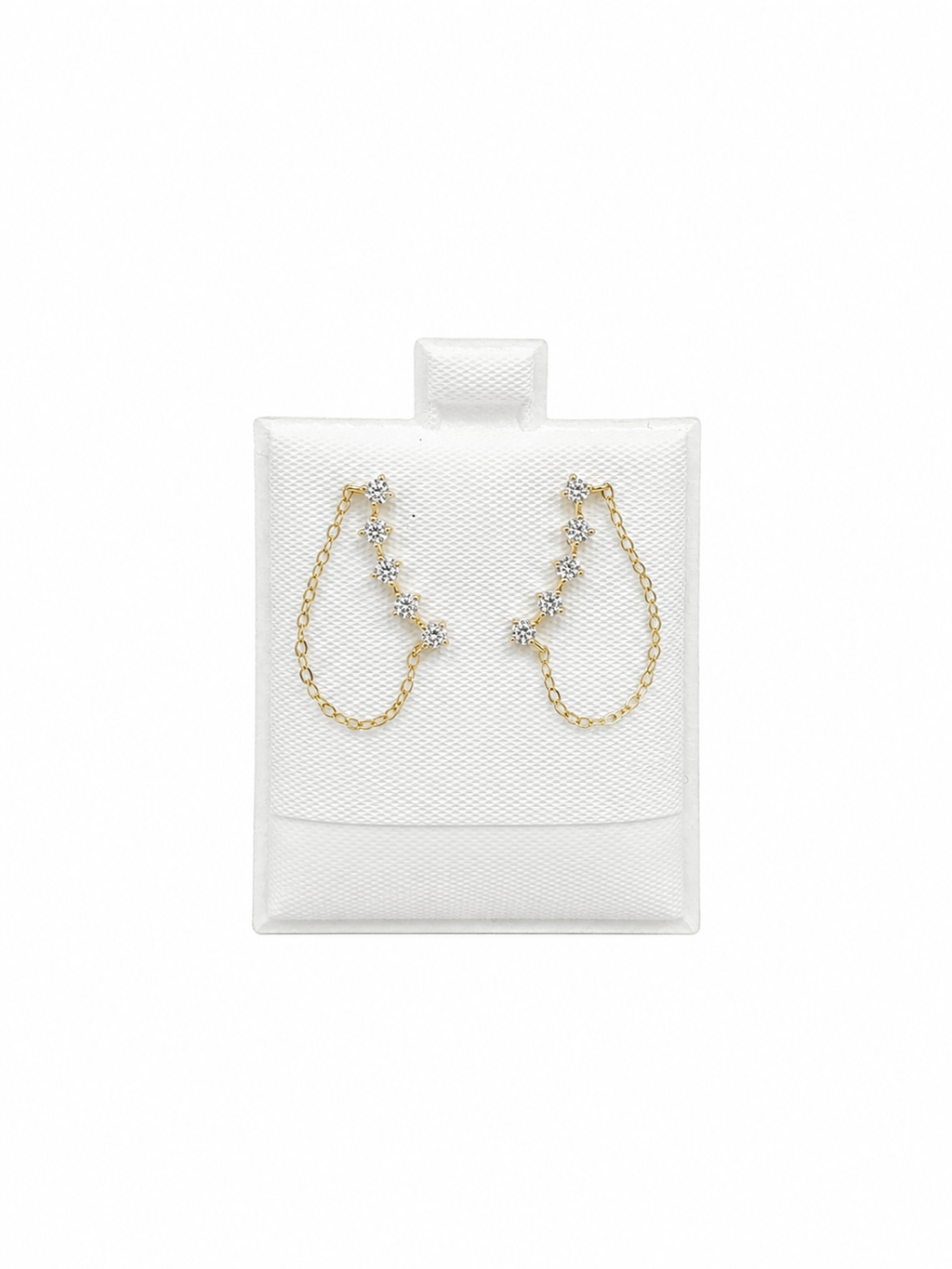 Aretes con colgante 10k