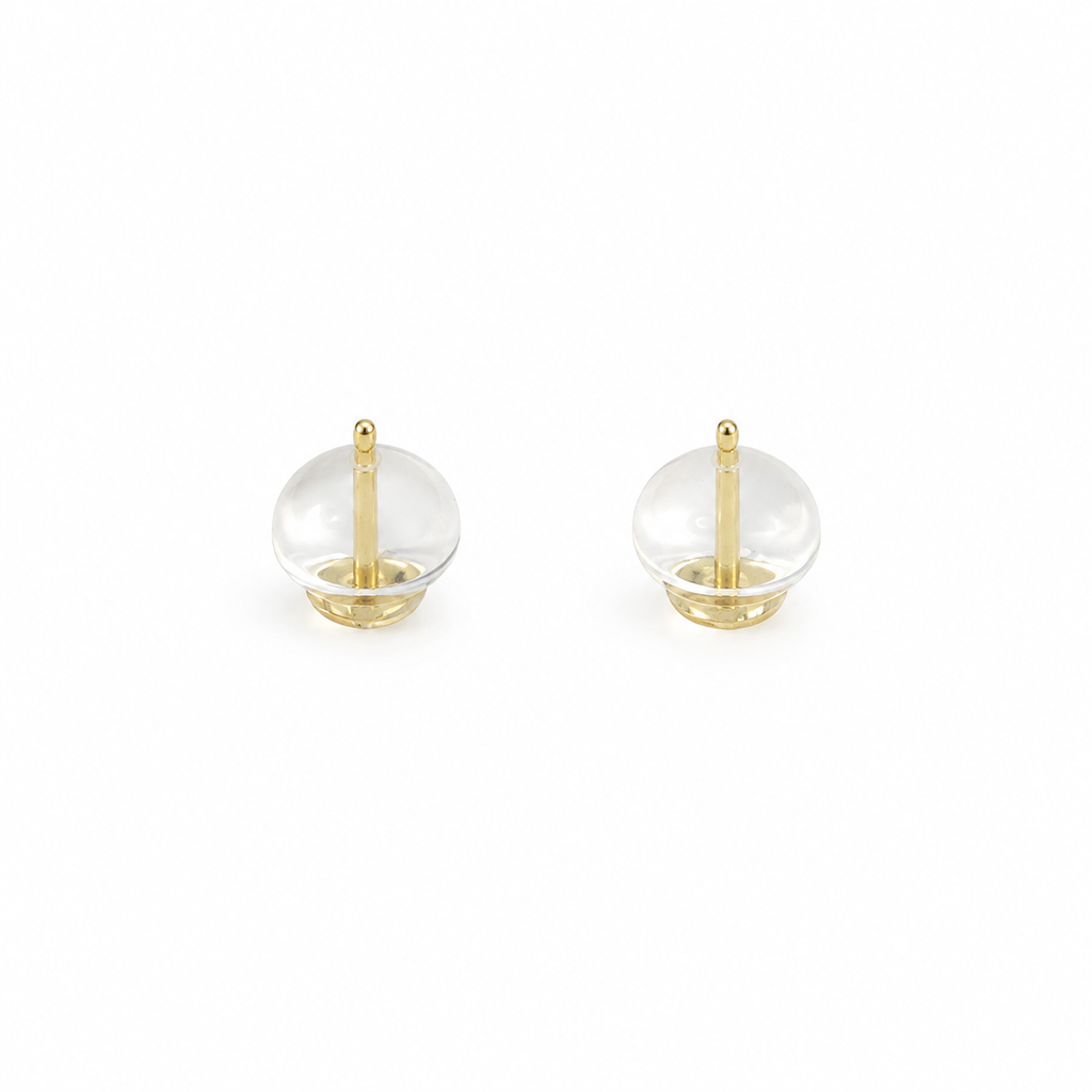 Aretes con colgante 10k