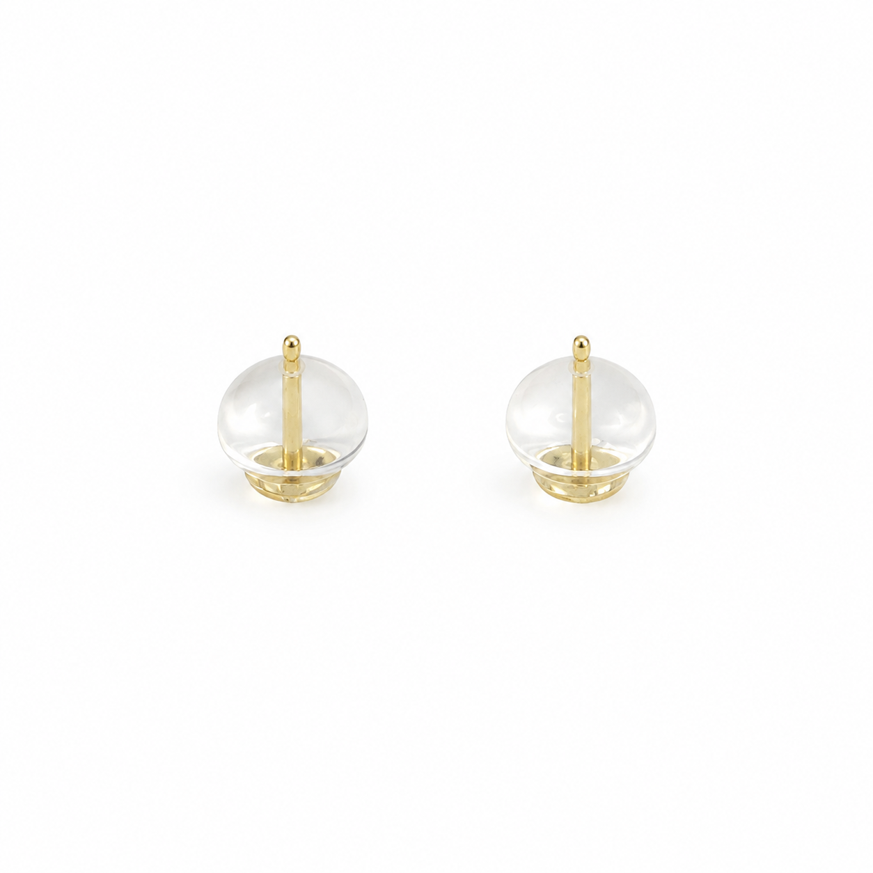 Aretes con colgante 10k
