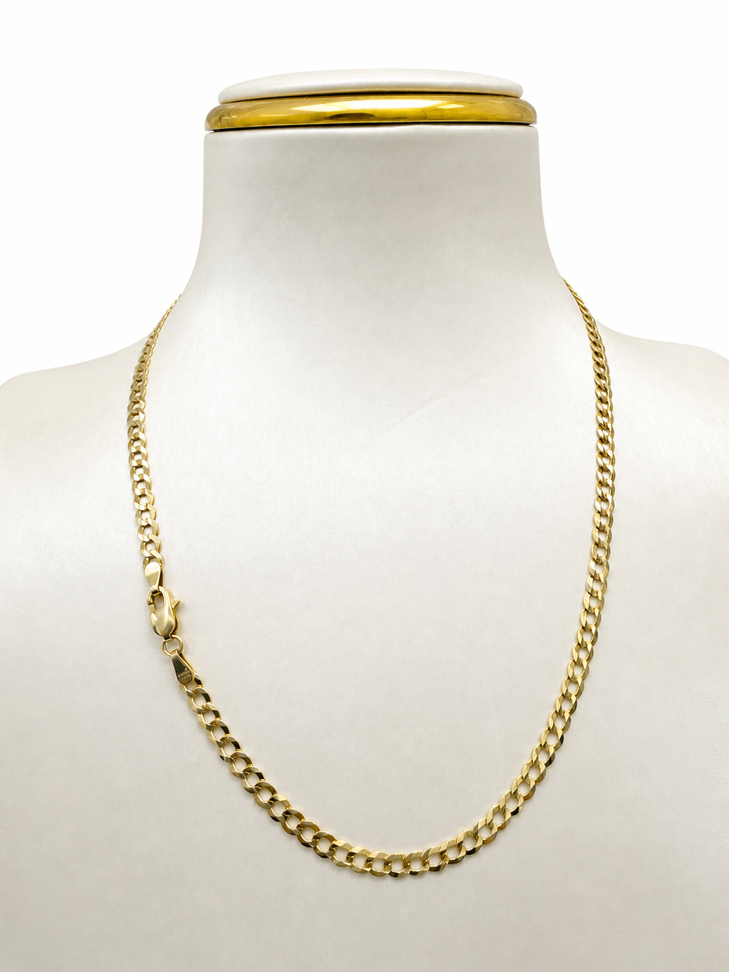 Cadena corte brillo 10k 3.5mm grosor