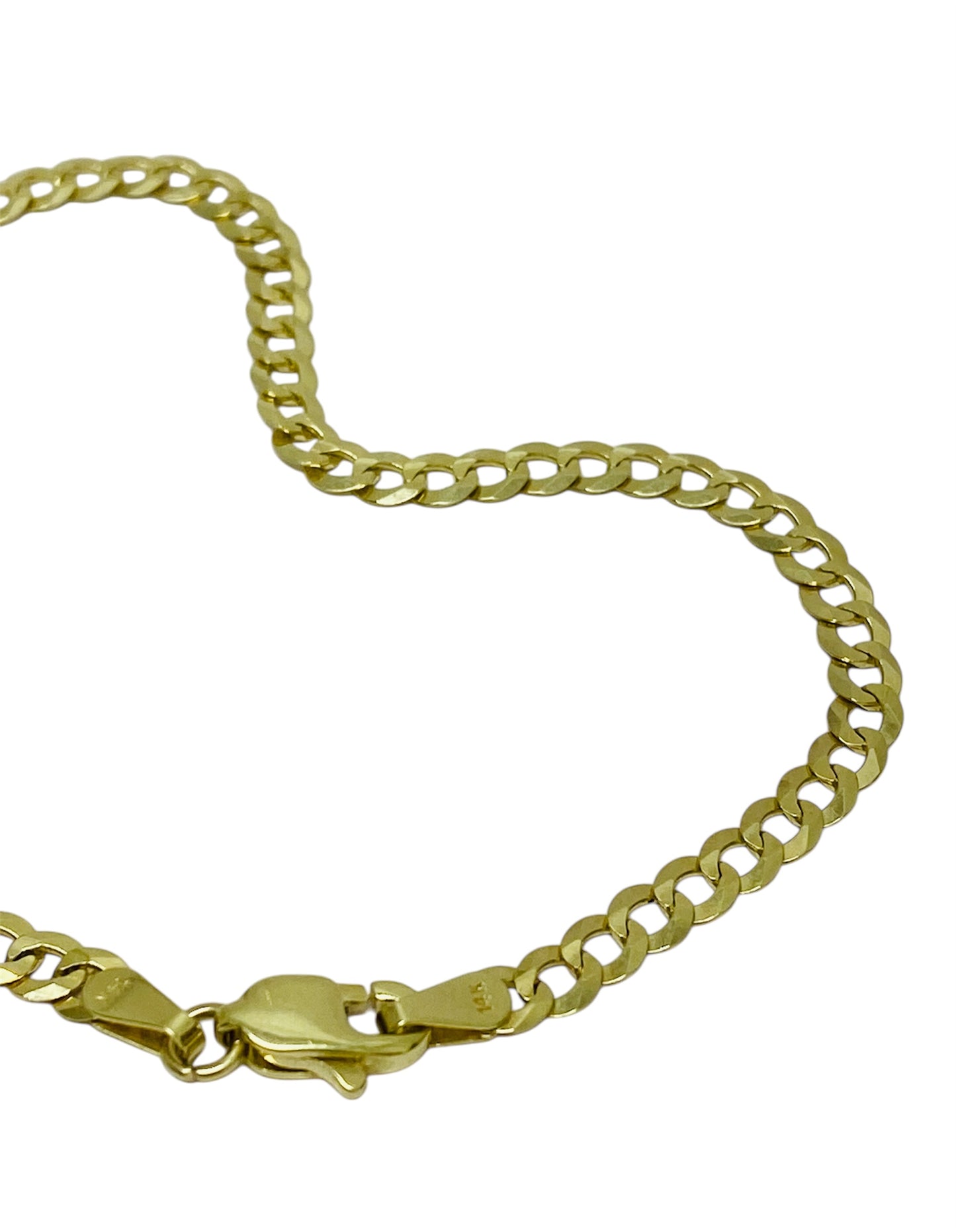 Pulsera corte brillo 14k