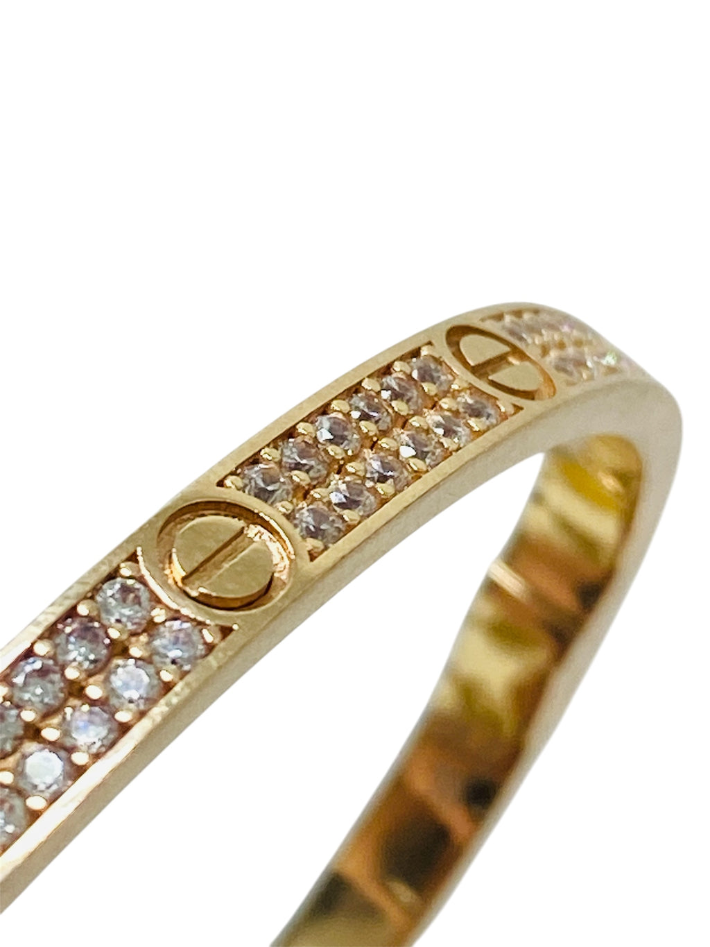 Pulsera carti solida oro rosa 14k