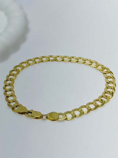 Pulsera corte brillo 14k