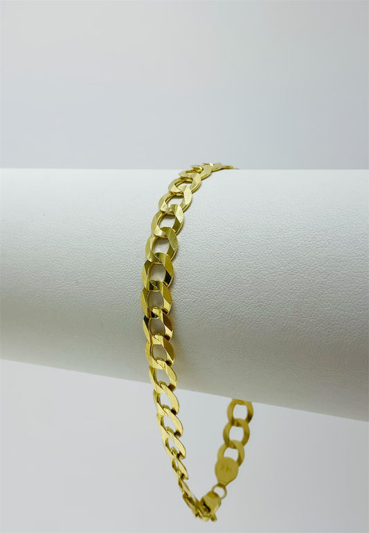 Pulsera corte brillo 14k