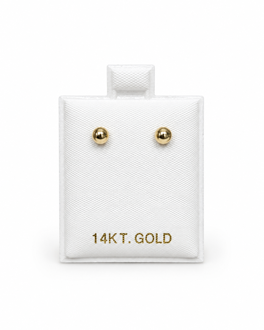 Aretes pequeños 14k
