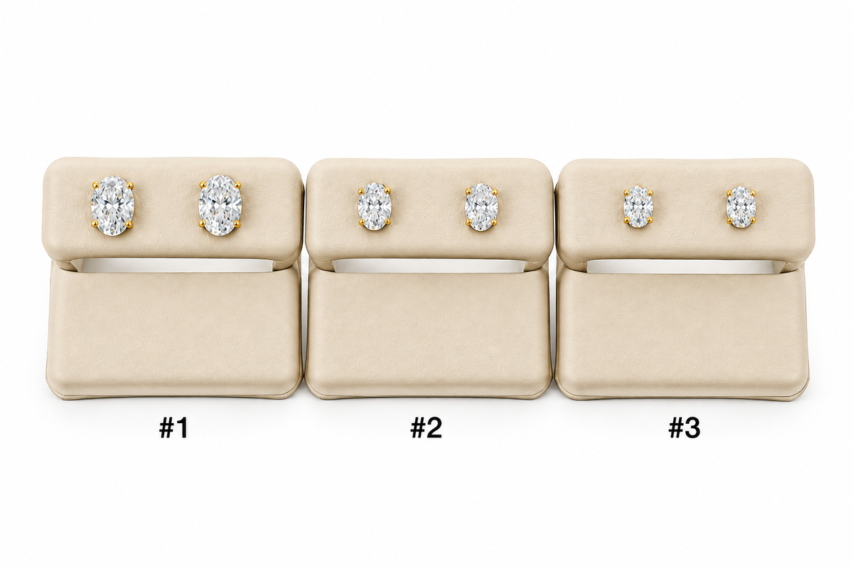 Aretes 14k con Diamantes
