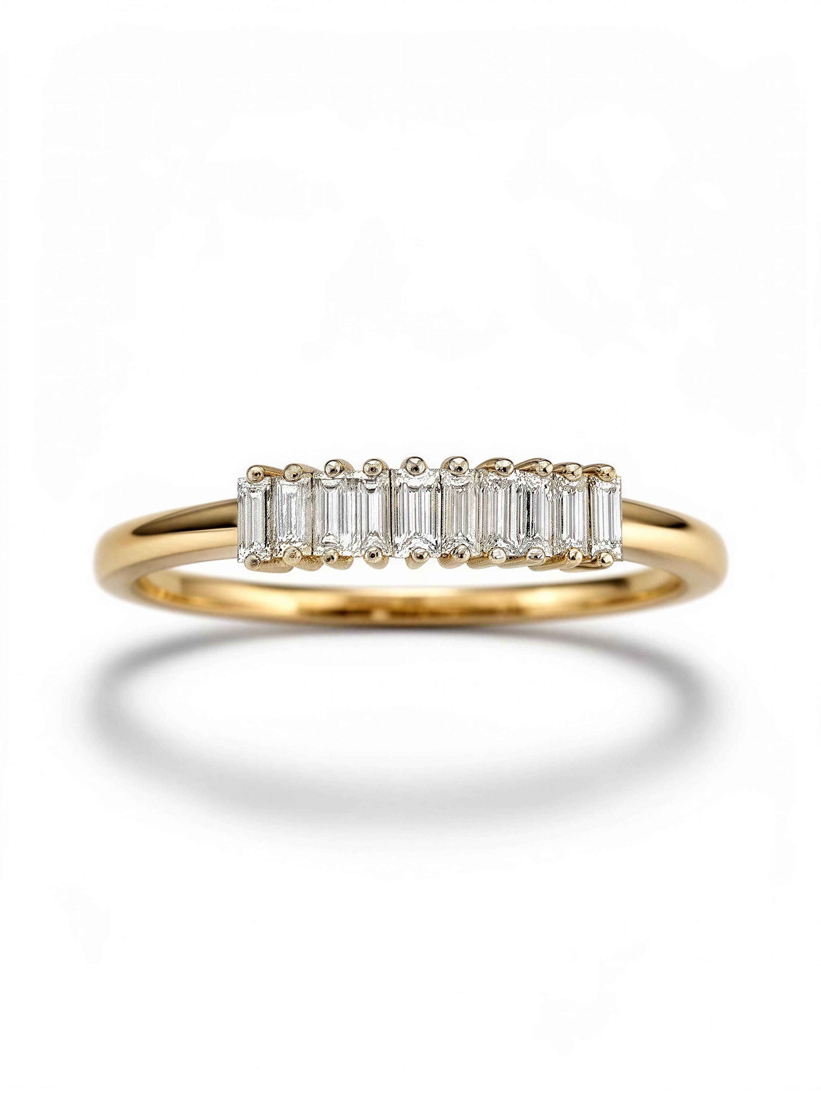 Anillo diamante natural 10k