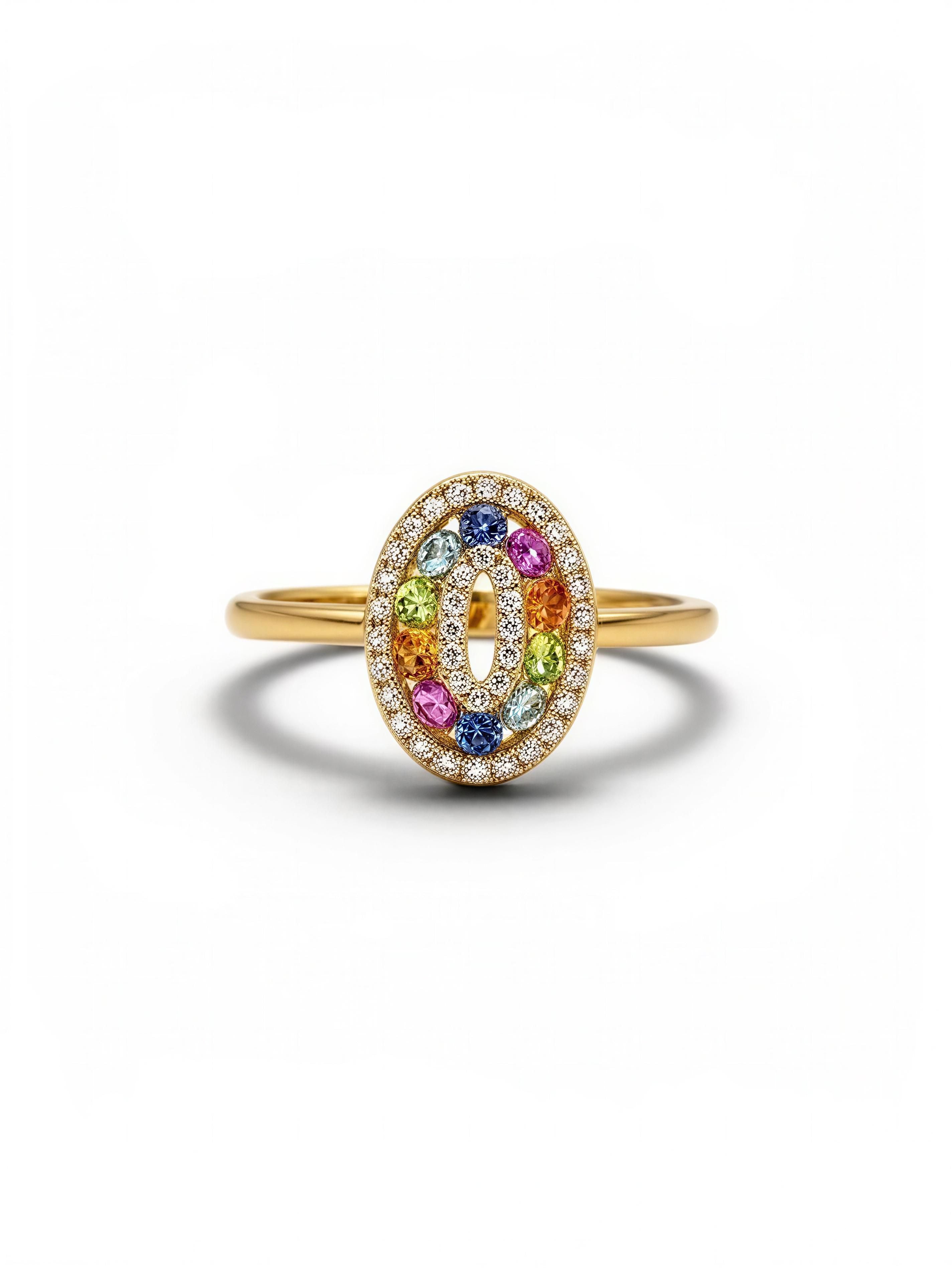 Anillo rainbows 10k