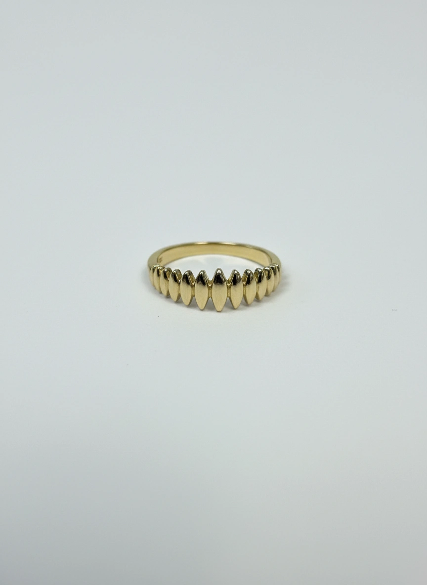 Anillo banda 14k