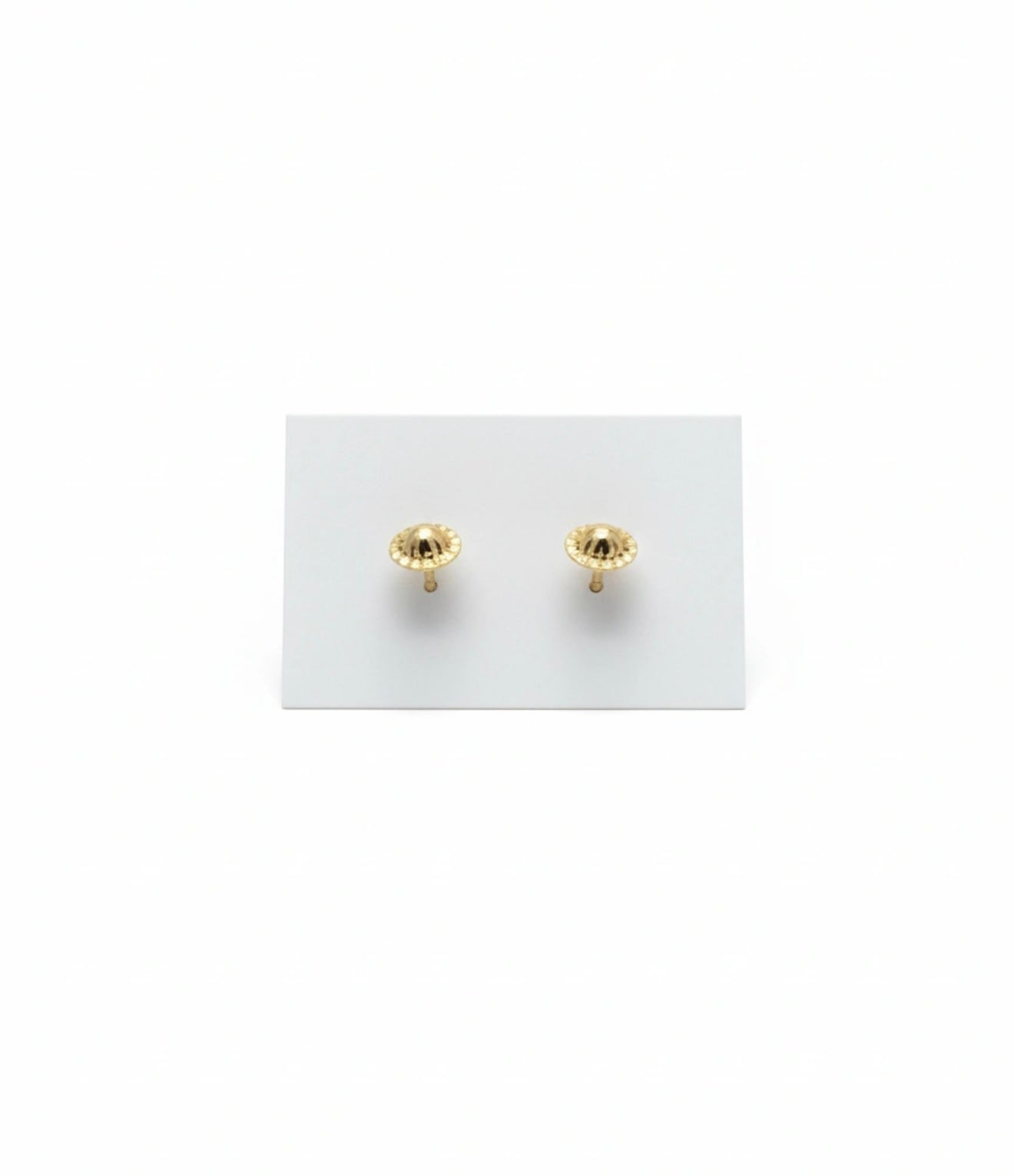 Aretes en forma de flor 14k