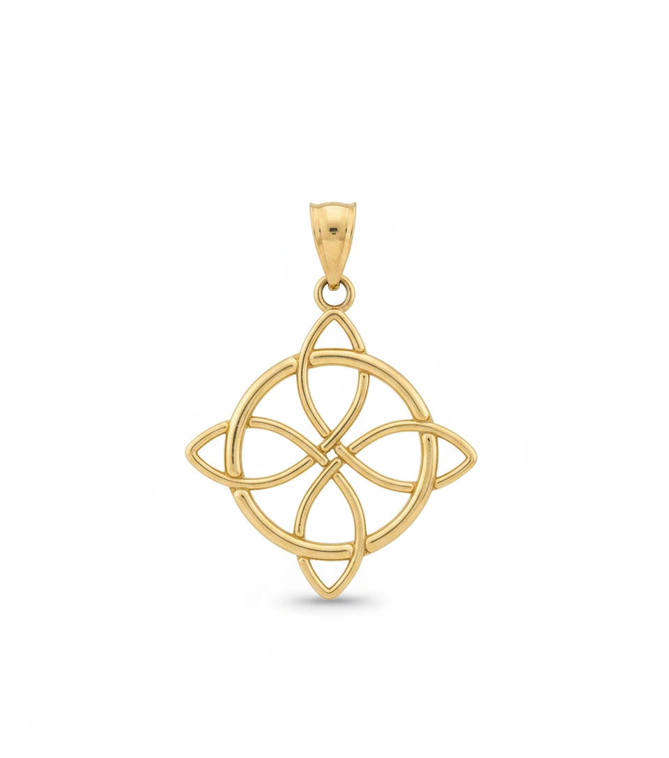 Dije nudo de bruja 14 k