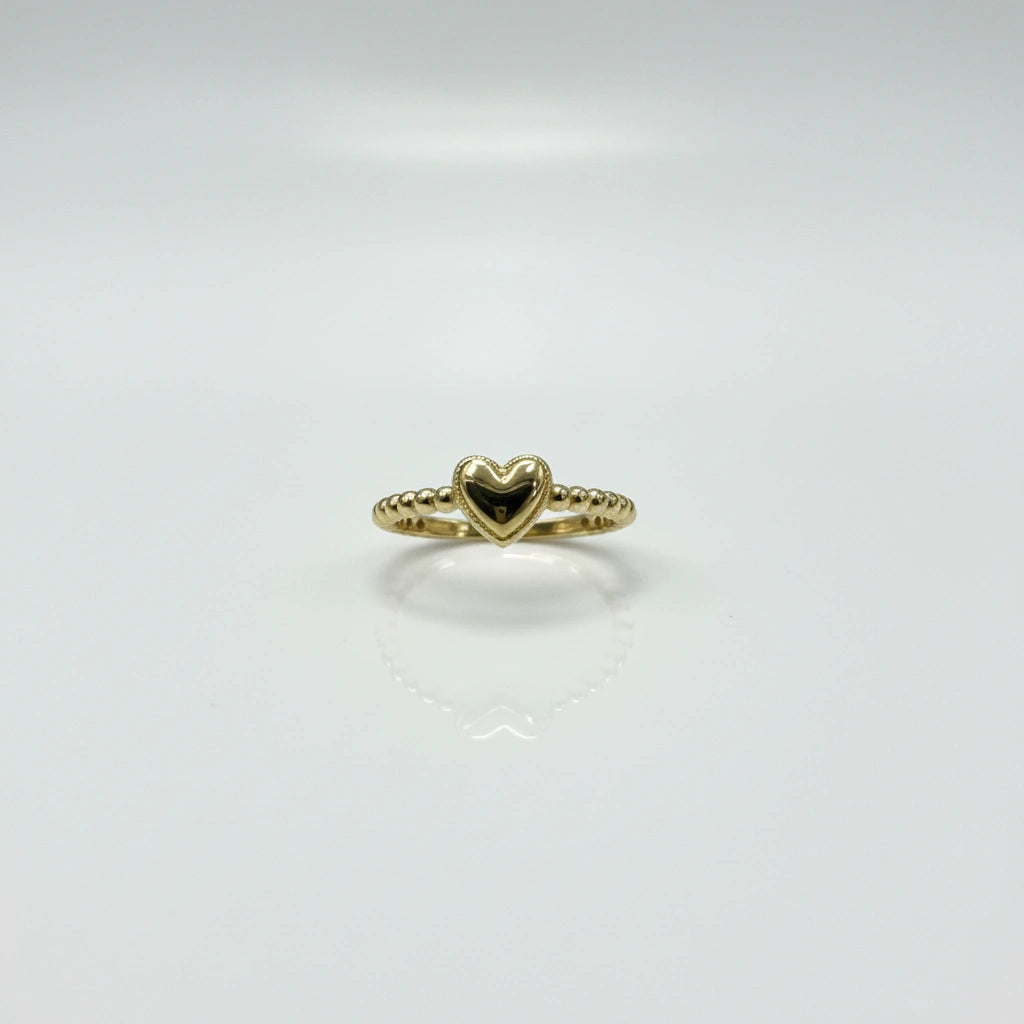 Anillo corazón  10k