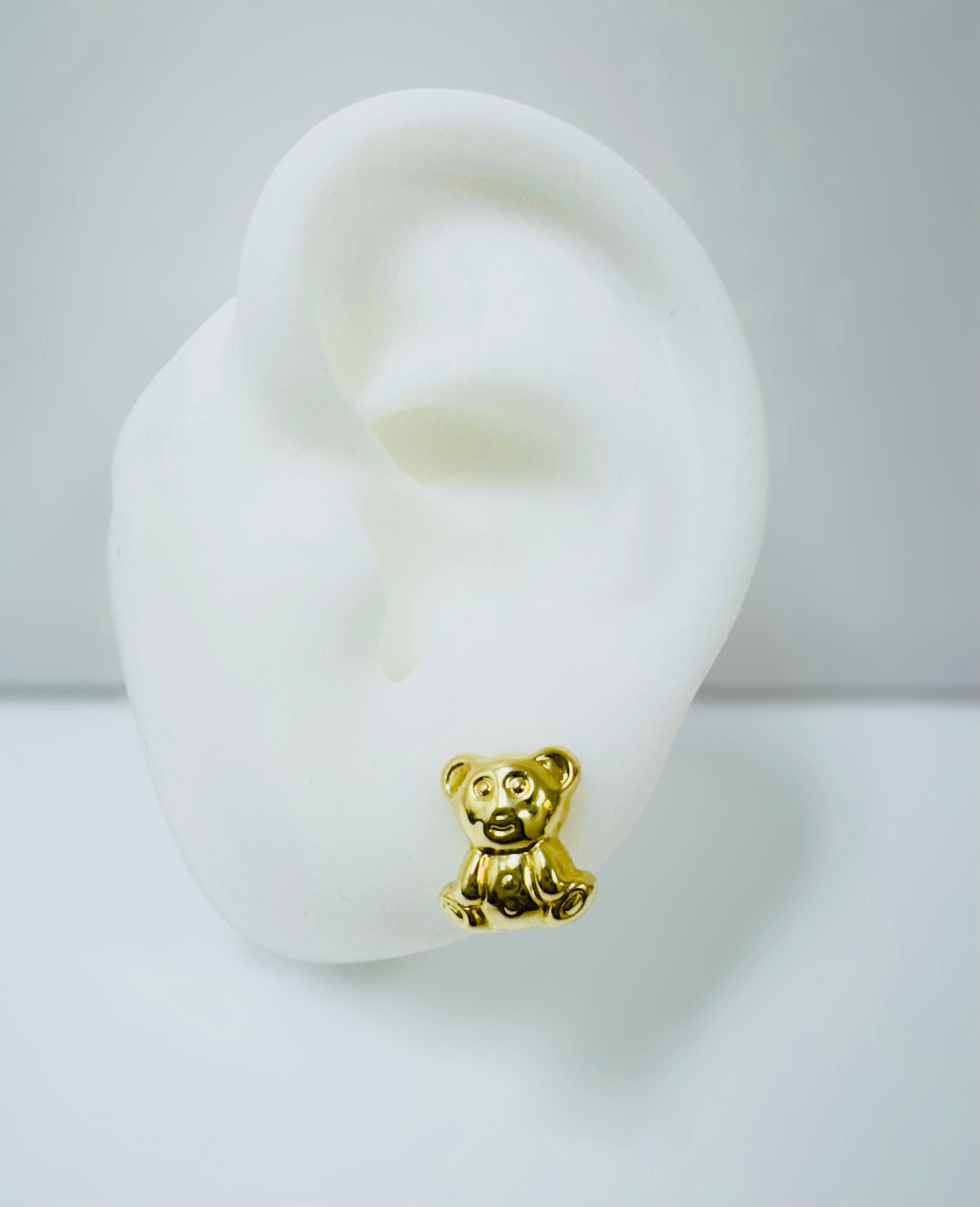 Aretes de oso 14k