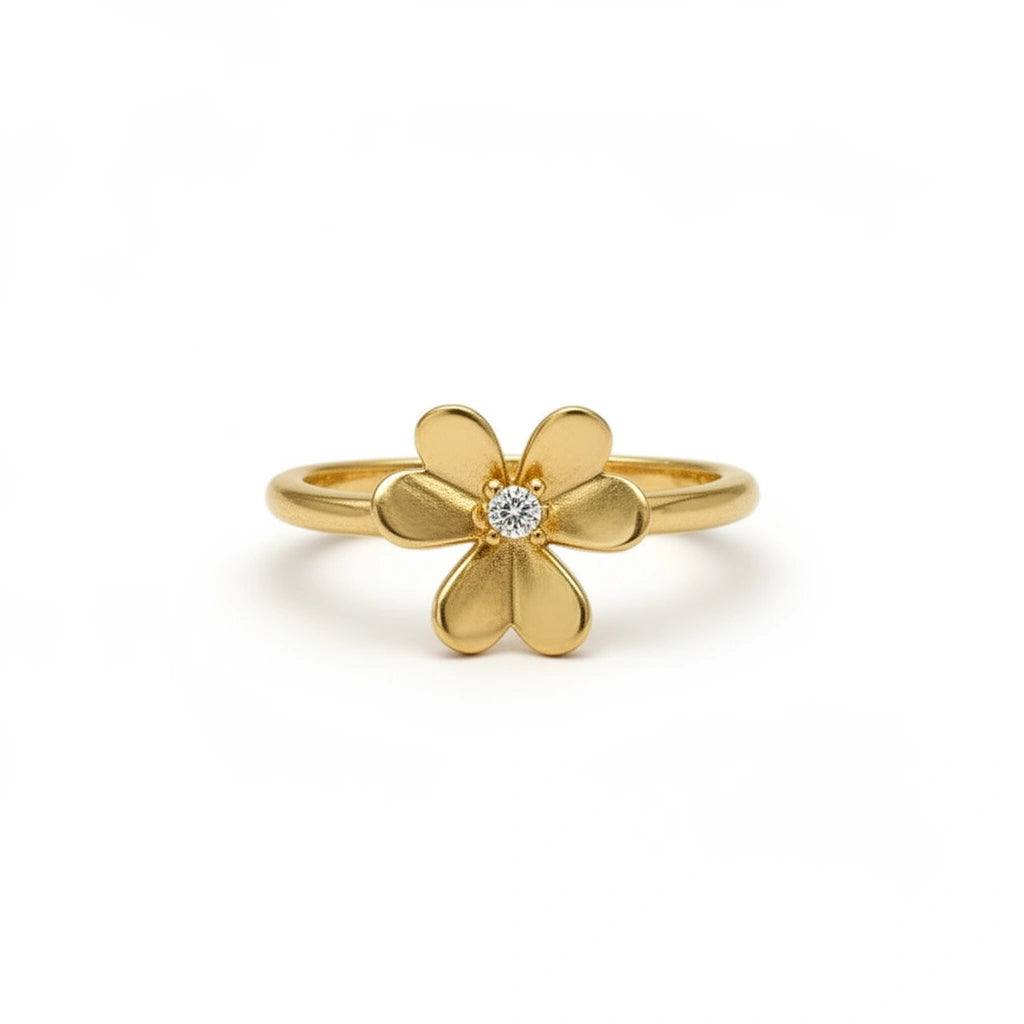 Anillo de Flor 10K
