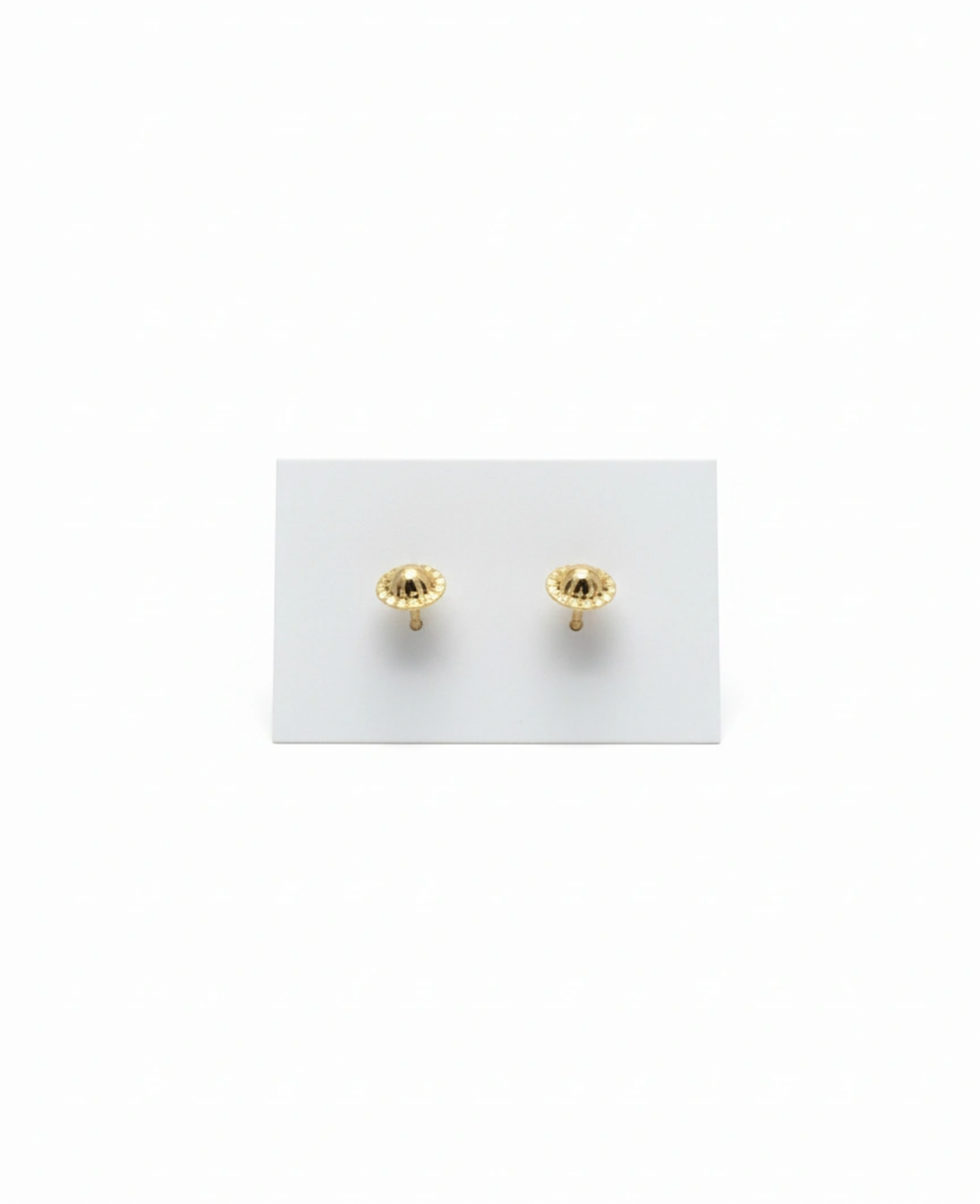 Aretes de corazón  14K