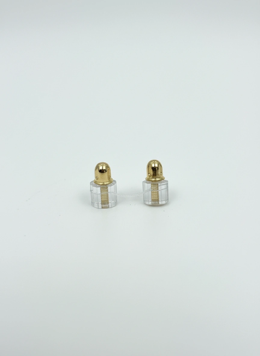 Aretes Elefantes de piedras rosadas  14K