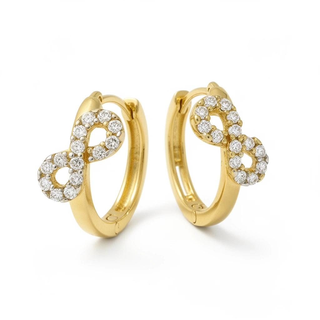 Argollas de infinito 14K