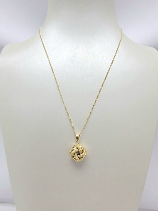 Cadena de nudo 14K