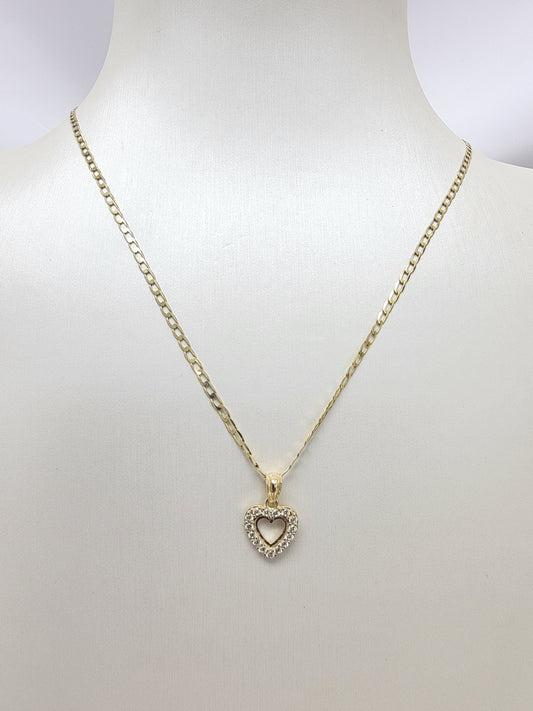 Cadena amoro de corazon 10K