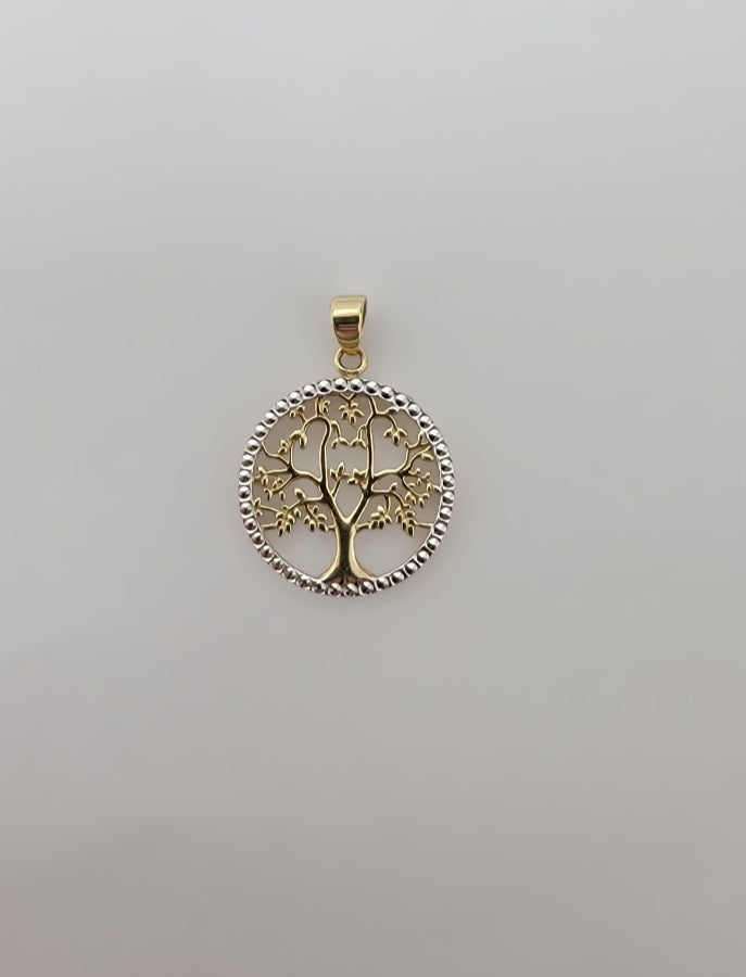 Dije del árbol de la vida 14K