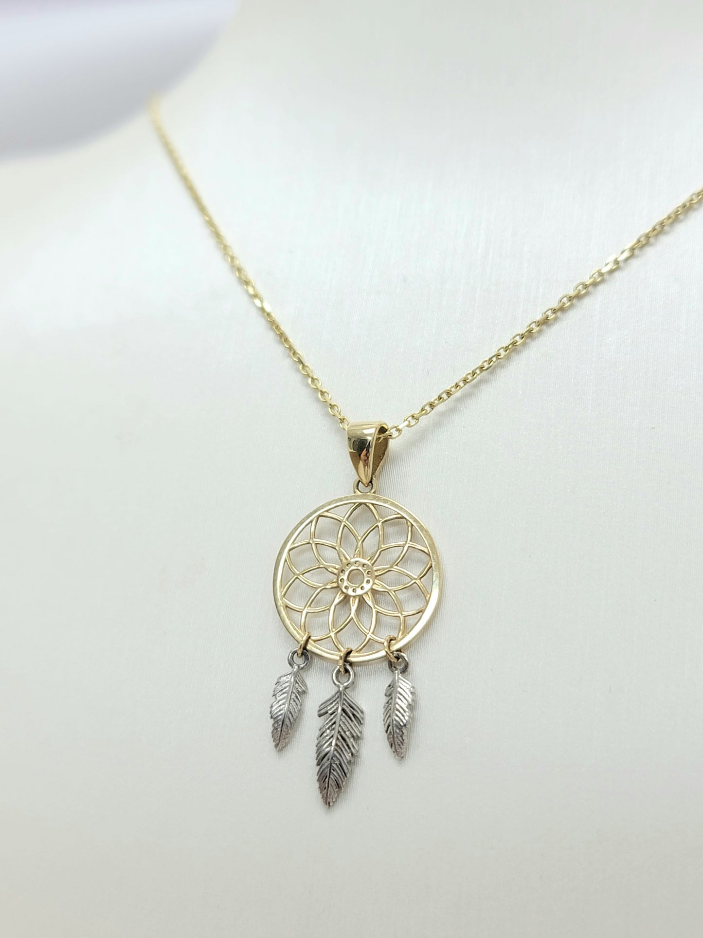 Cadena atrapa sueños 14k