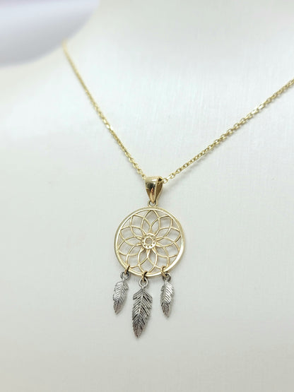 Cadena atrapa sueños 14k