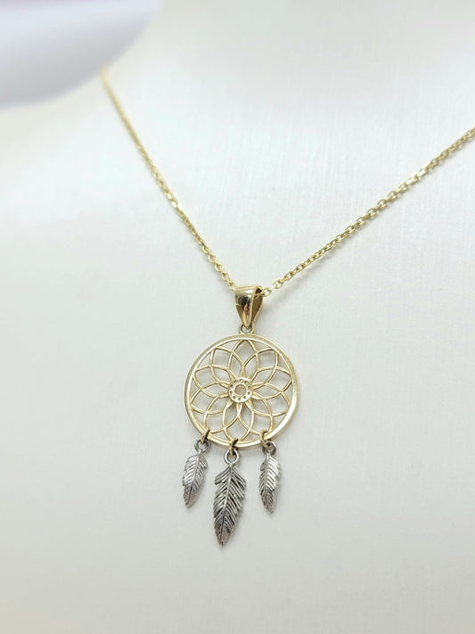 Cadena atrapa sueños 14k