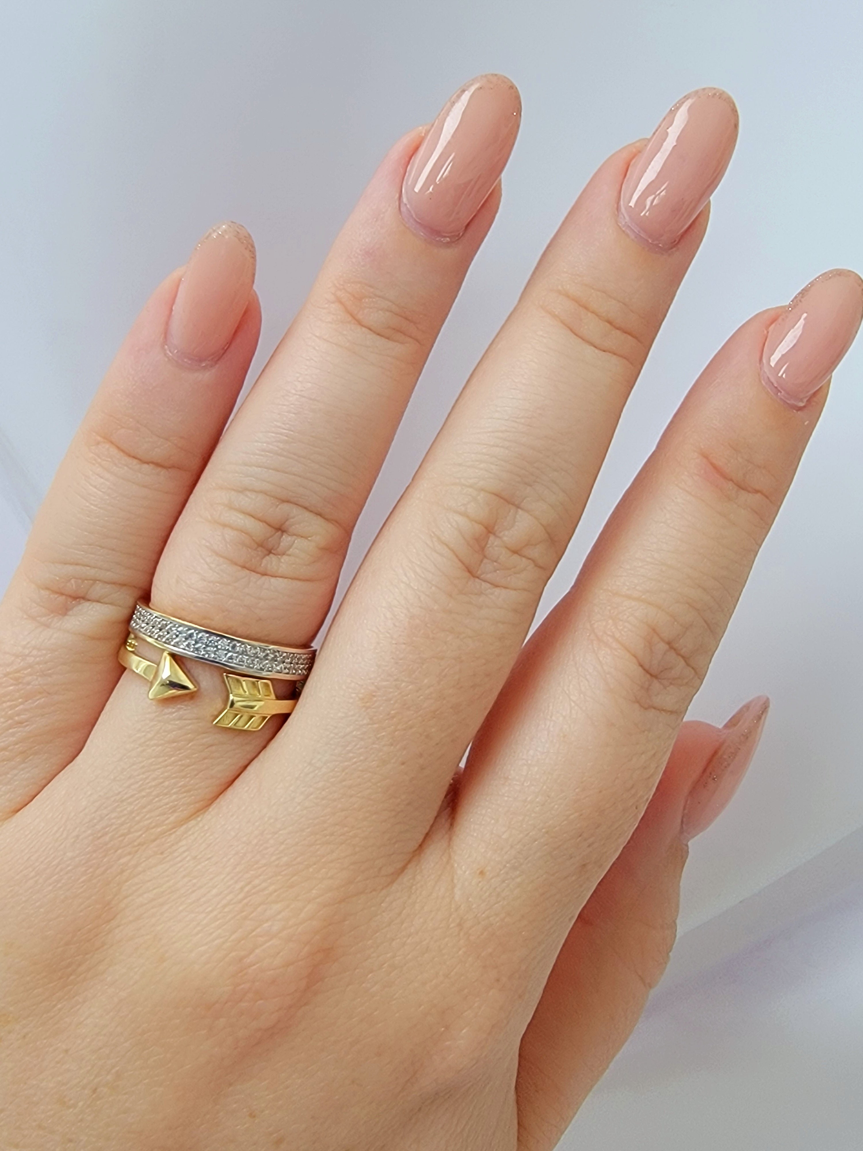 Anillo de flecha 14k