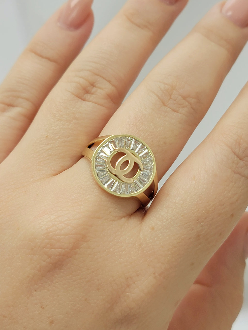Anillo CC 14k