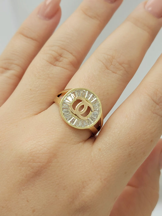 Anillo CC 14k