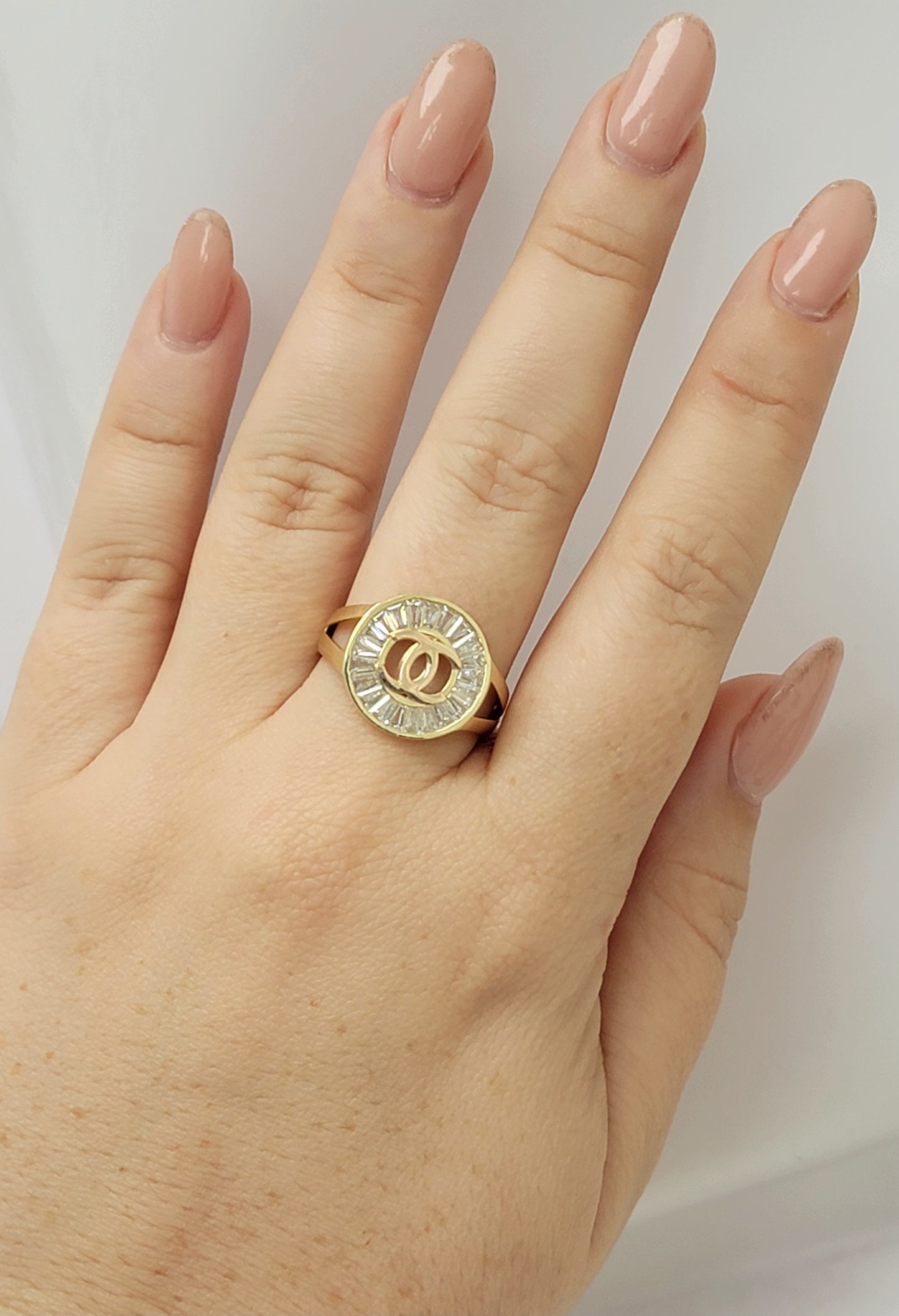Anillo CC 14k