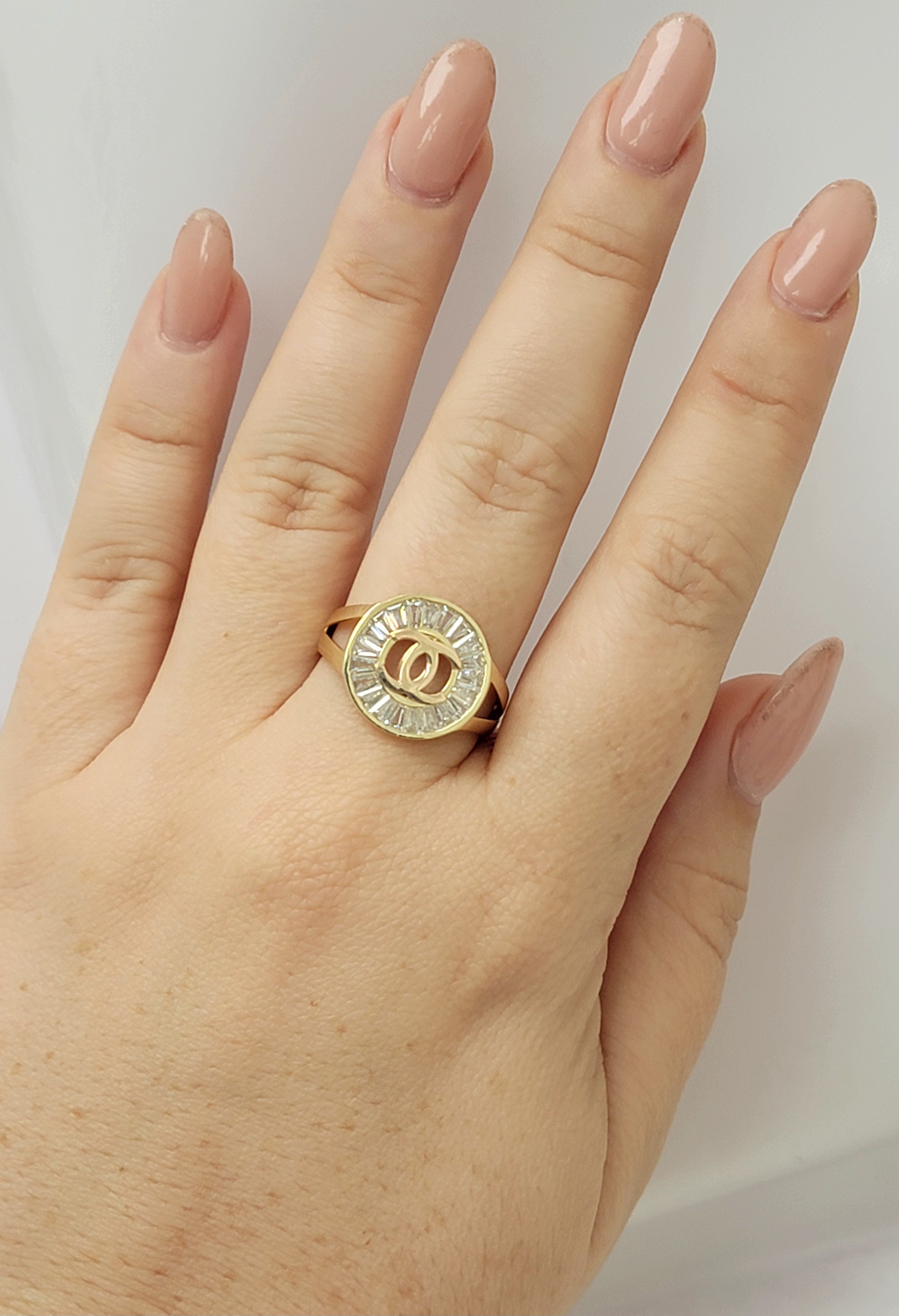 Anillo CC 14k