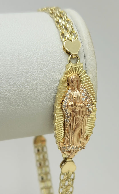 Pulsera de virgen de Guadalupe