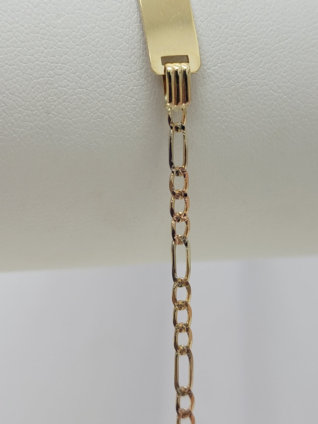 Pulsera chapita para niño/a 14k