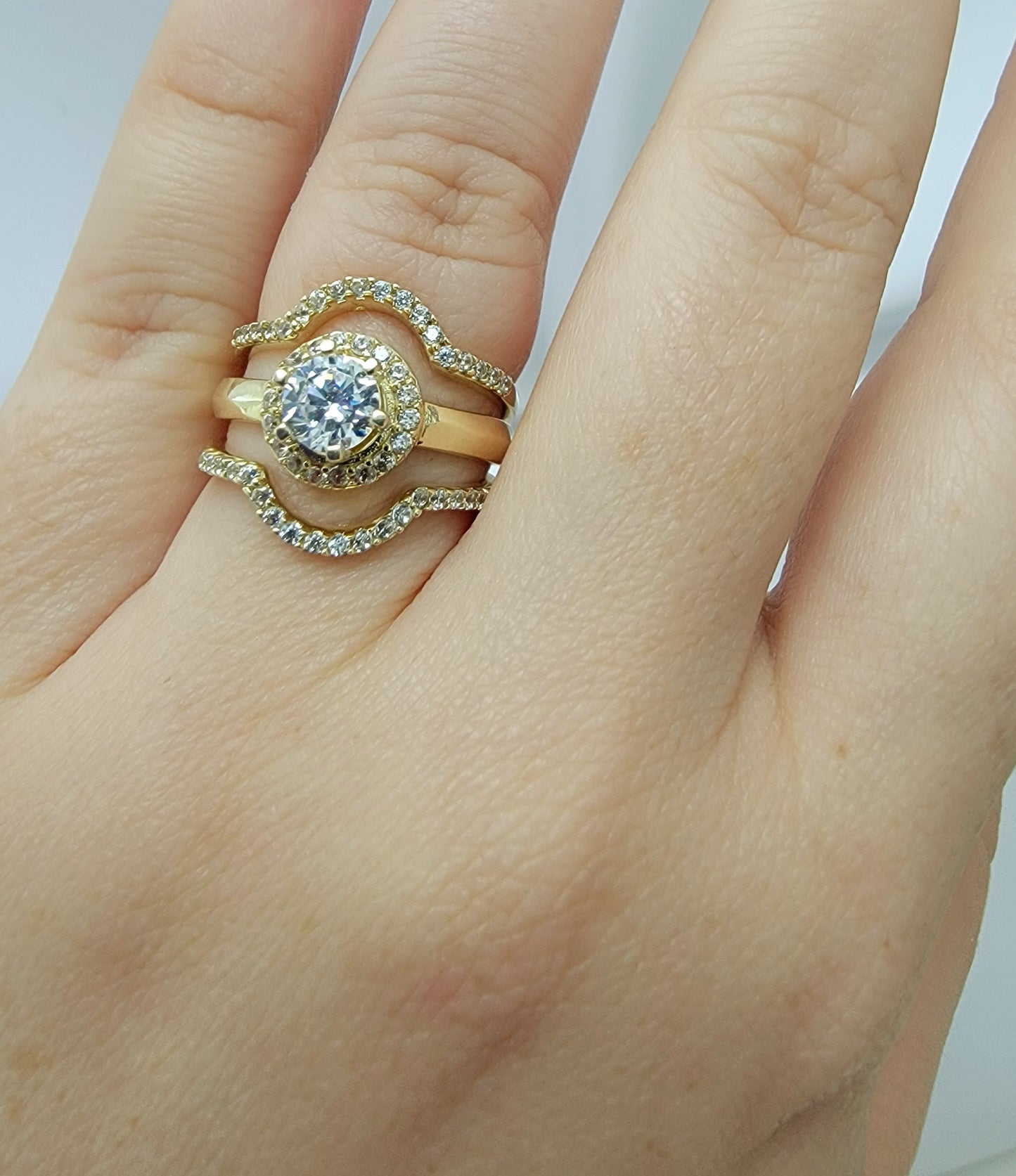 Anillo 3 en 1   10k