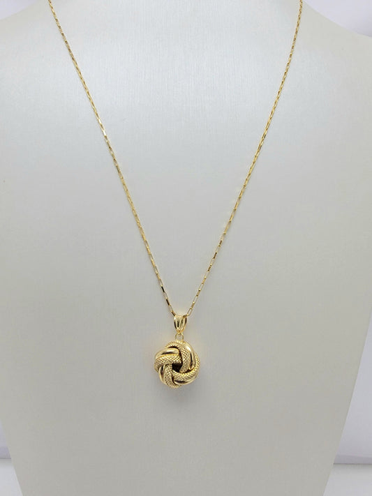 Cadena de nudo 14K