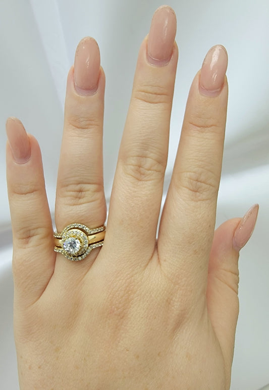 Anillo 3 en 1   10k