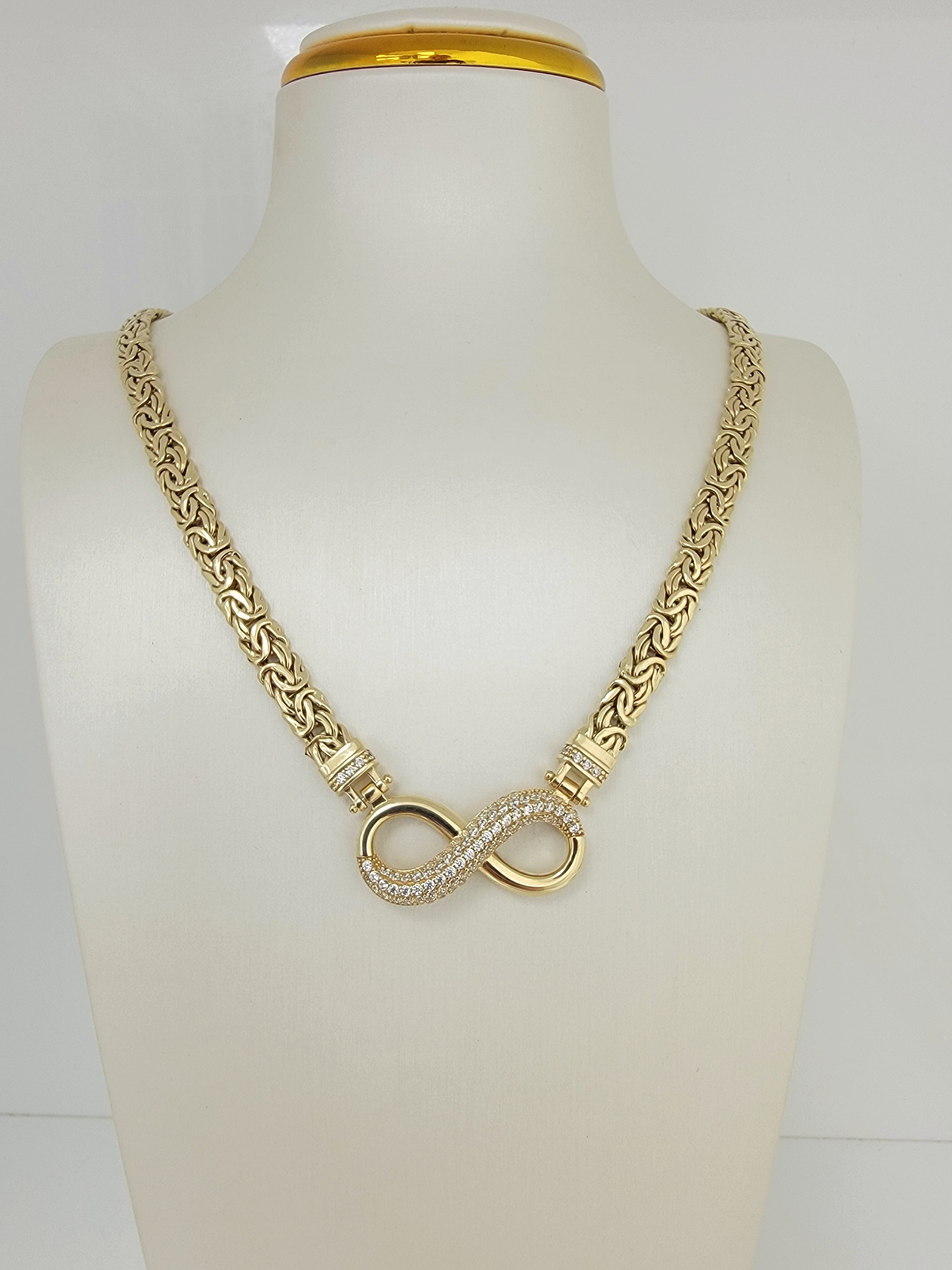 Gargantilla visantino con infinito 10k