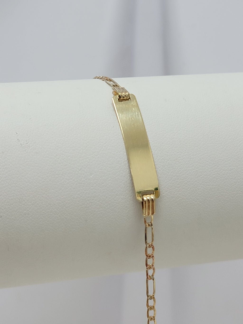 Pulsera chapita para niño/a 14k