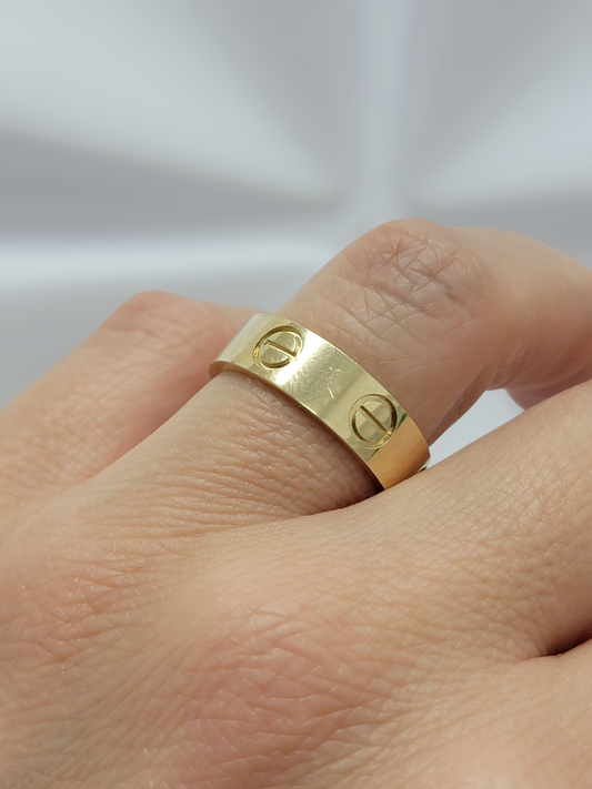Anillo carti sólido 10k