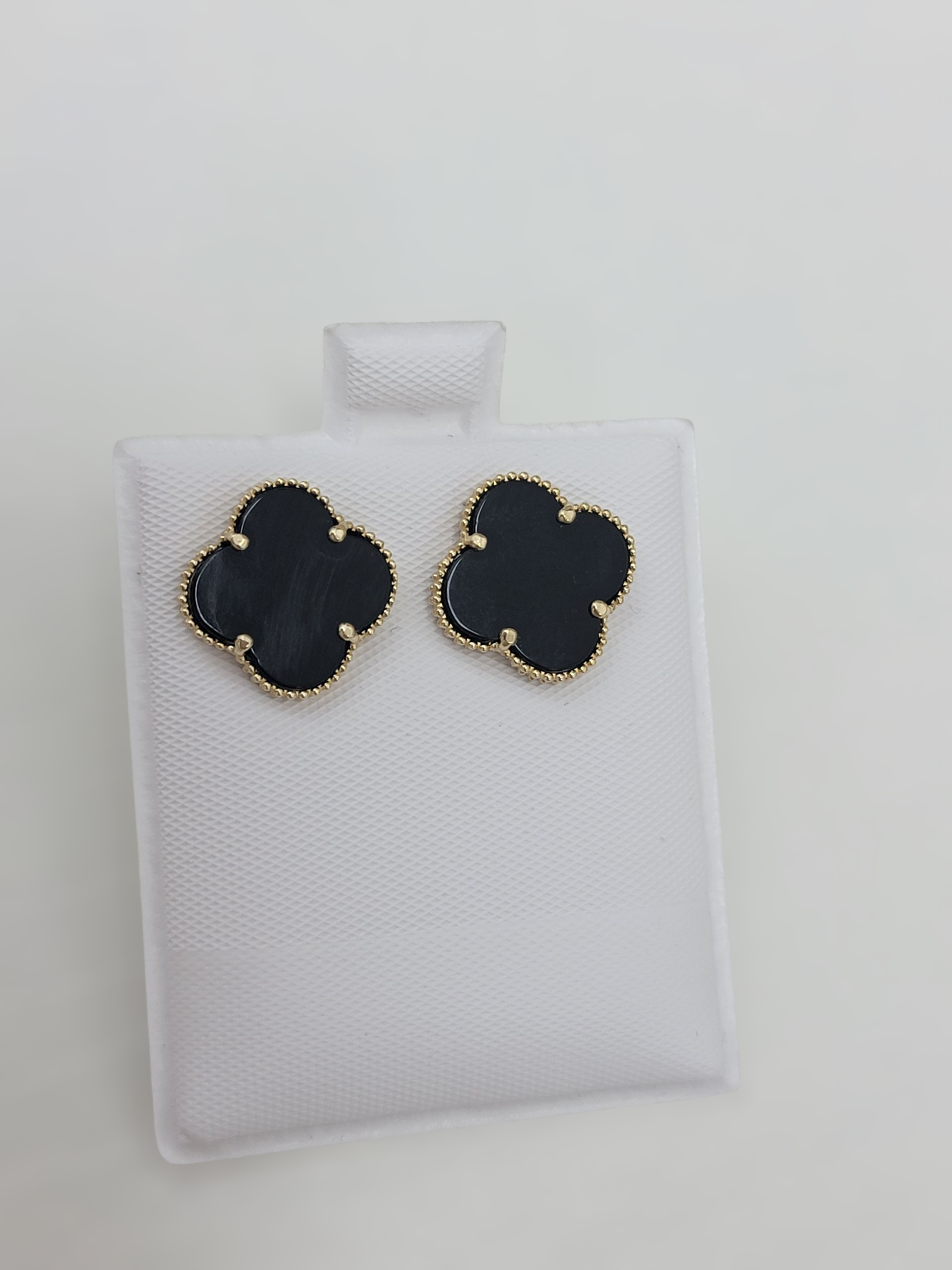 Aretes clover 14k