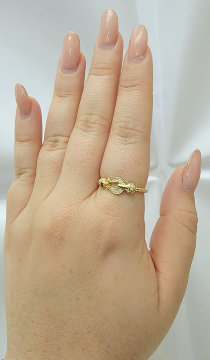 Anillo de cinturón 14k