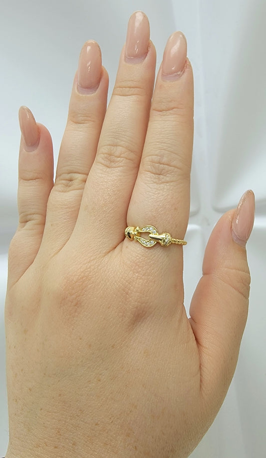 Anillo de cinturón 14k