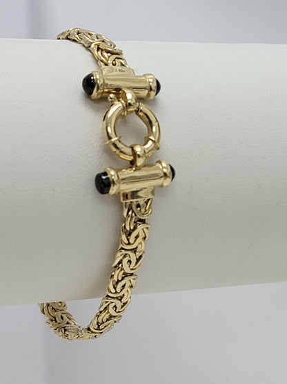 Pulsera visantino 14k