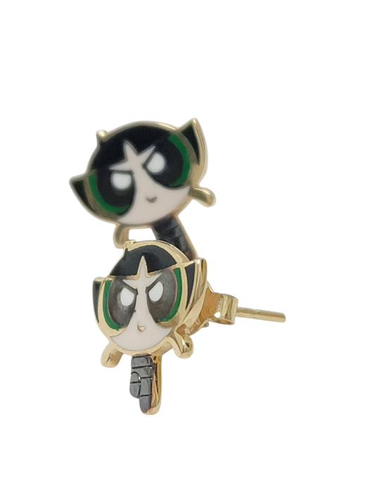 Aretes bellota 14K